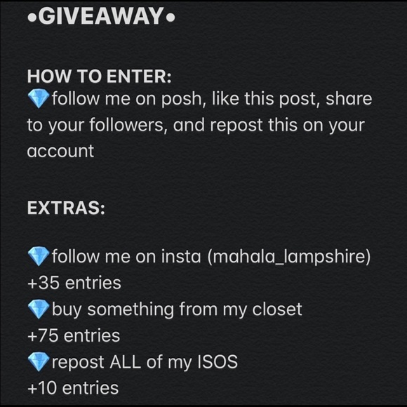 MY GIVEAWAY ENTRY!! - Picture 2 of 2